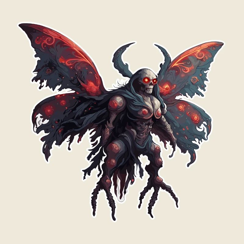 Mothman / Moth / Insect / Mythical Creature / Flutter