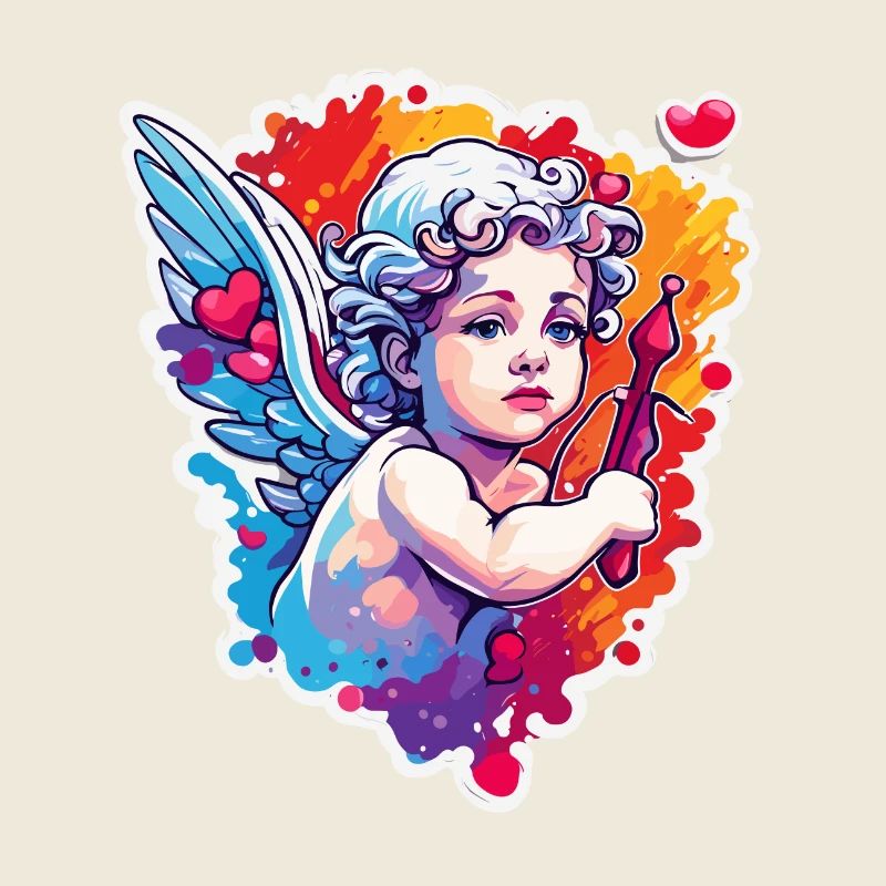 Cupidon / Amour / Flèche / Coeur / Saint Valentin