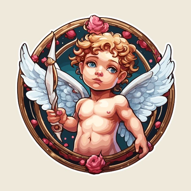 Cupidon / Amour / Flèche / Coeur / Saint Valentin