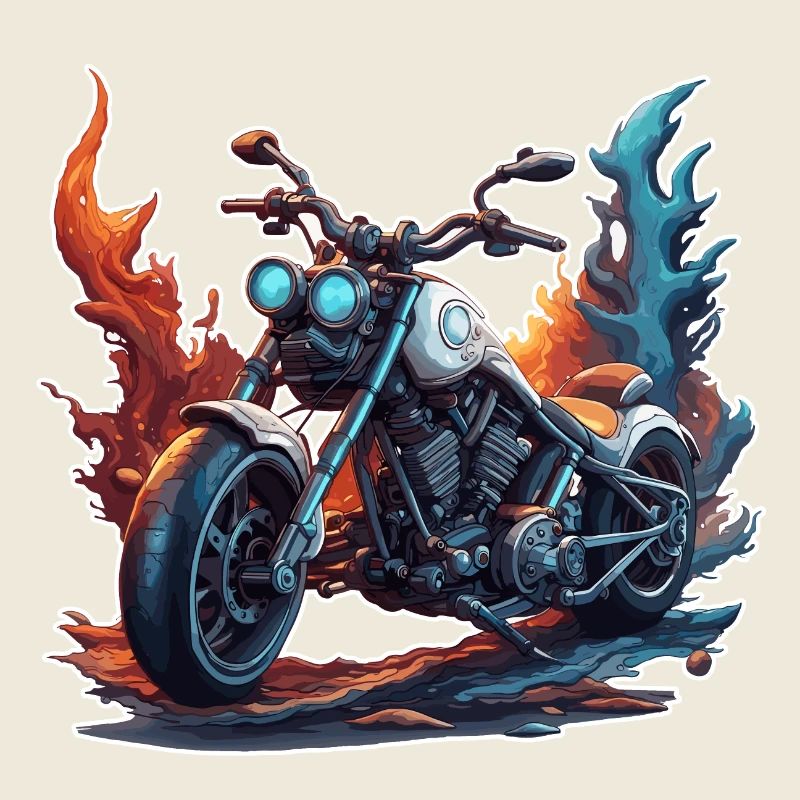 Biker / Motorcycle Rider / Biker / Two-Wheeler / Cross