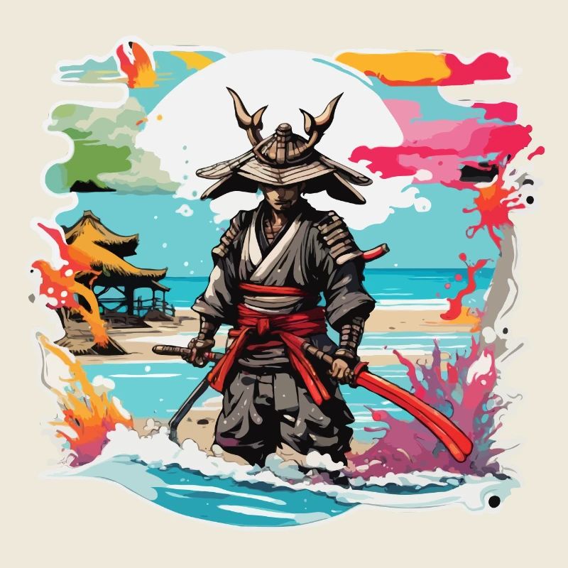 Samurai / Japanisch / Harakiri / Katana / Mann