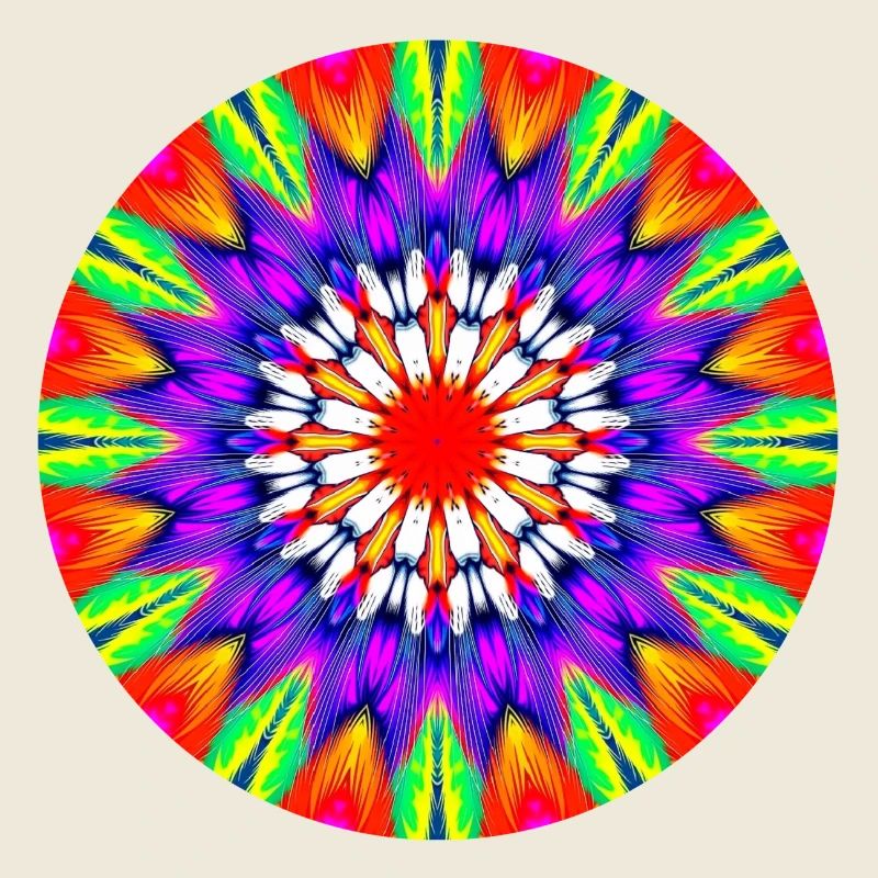 Kaleidoscope Mandala Color Rush