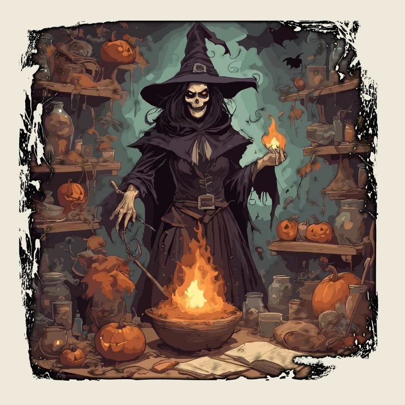Manuel de la sorcière / grimoire / Halloween / automne