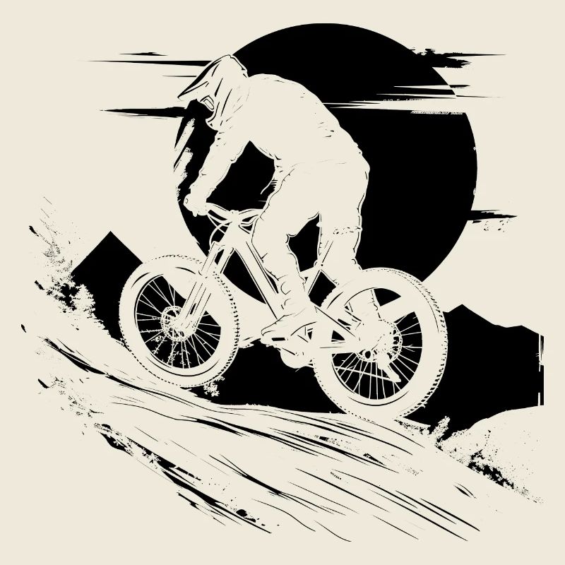 Illustration de cycliste