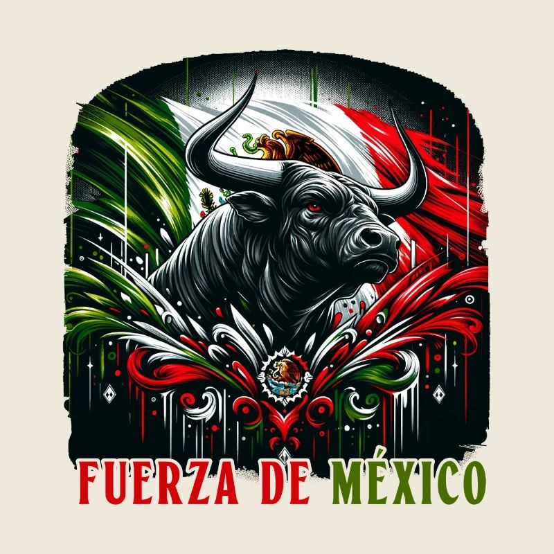 Mexiko Stierkampf Design