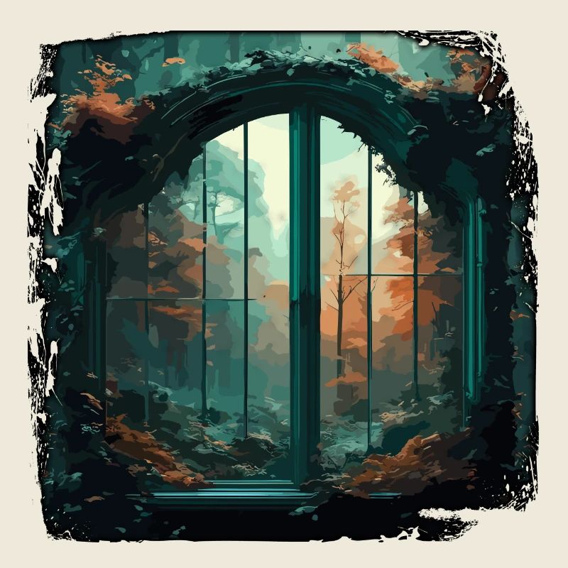 Window in the Forest / Trees / View / Wilderness
