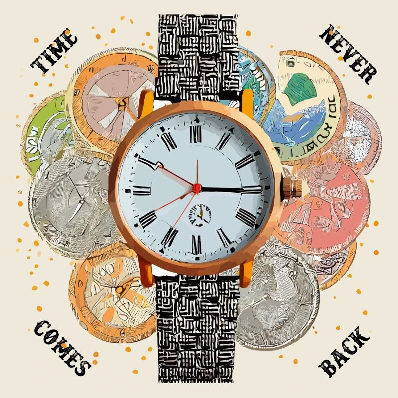 Time never comes back.