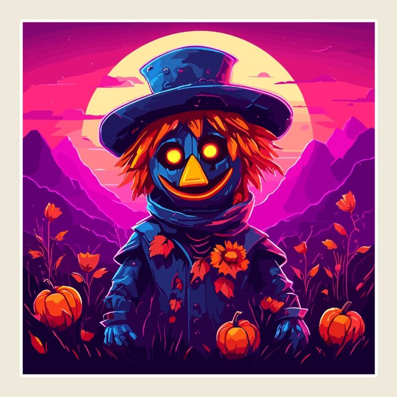 Vogelscheuche / Erntehelfer / Maisfeld / Feld