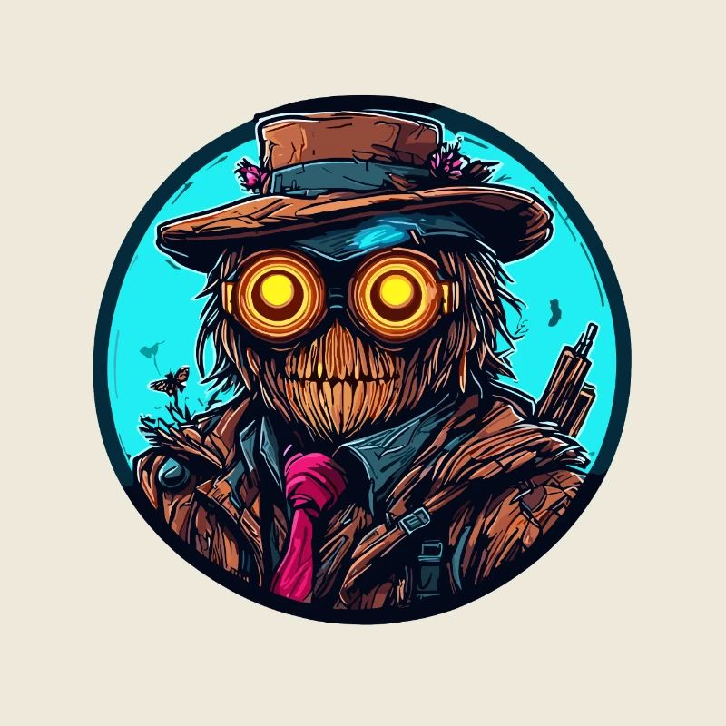 Vogelscheuche / Erntehelfer / Maisfeld / Feld