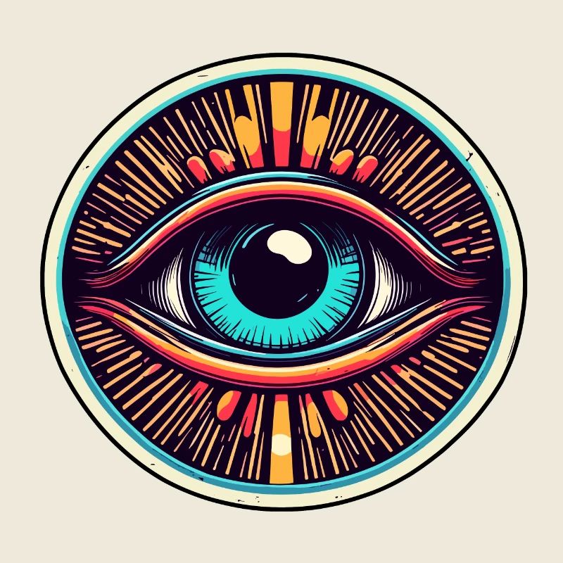 Psychedelic / Eye / Psychobilly / Comic / Colorful