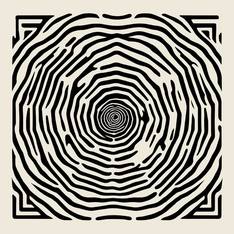 Psychedelic / Hippie / Goa / Labyrinth / Pattern