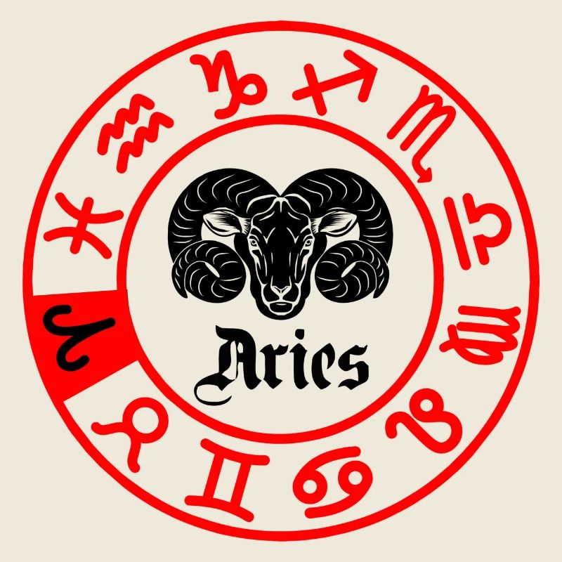 Zwölf Sternzeichen Widder Widder