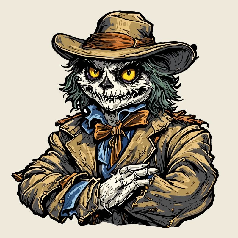 Vogelscheuche / Erntehelfer / Maisfeld / Feld