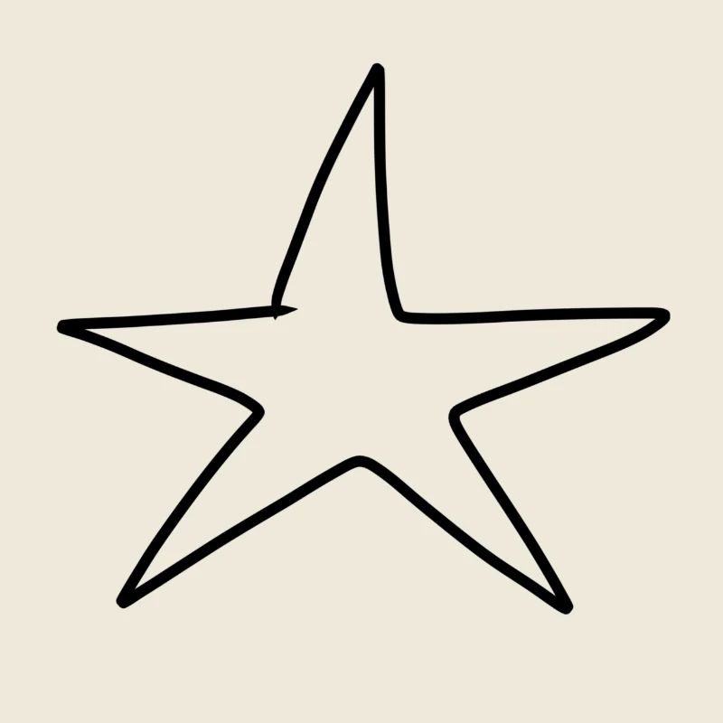 Modèle de symbole d’étoile