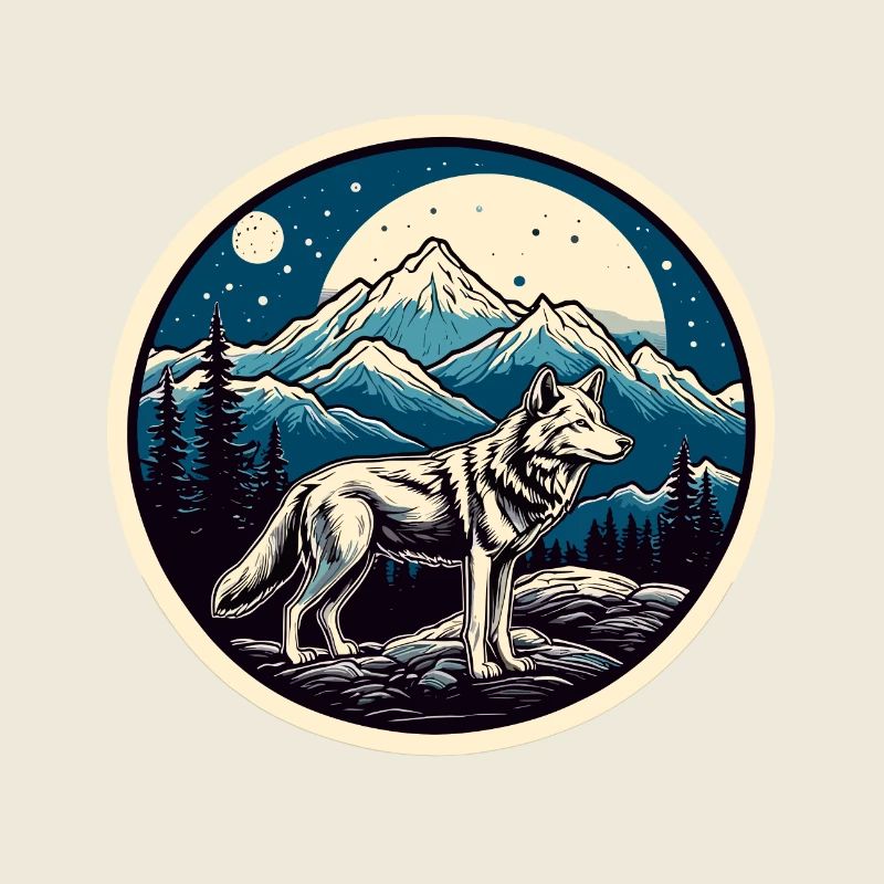 Wolf / Rudel / Wald / Wild / Tierwelt / heulen