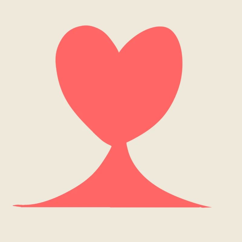 Herz liebe symbol form rosa