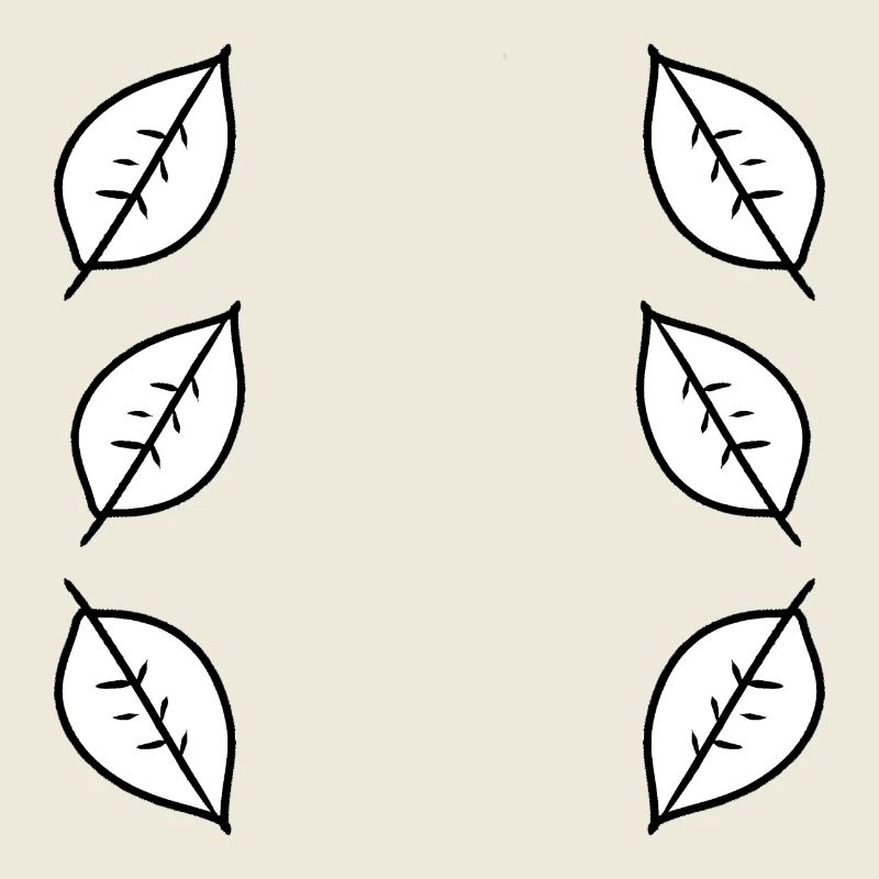 Pattern Leaf Leaves Frame Nature