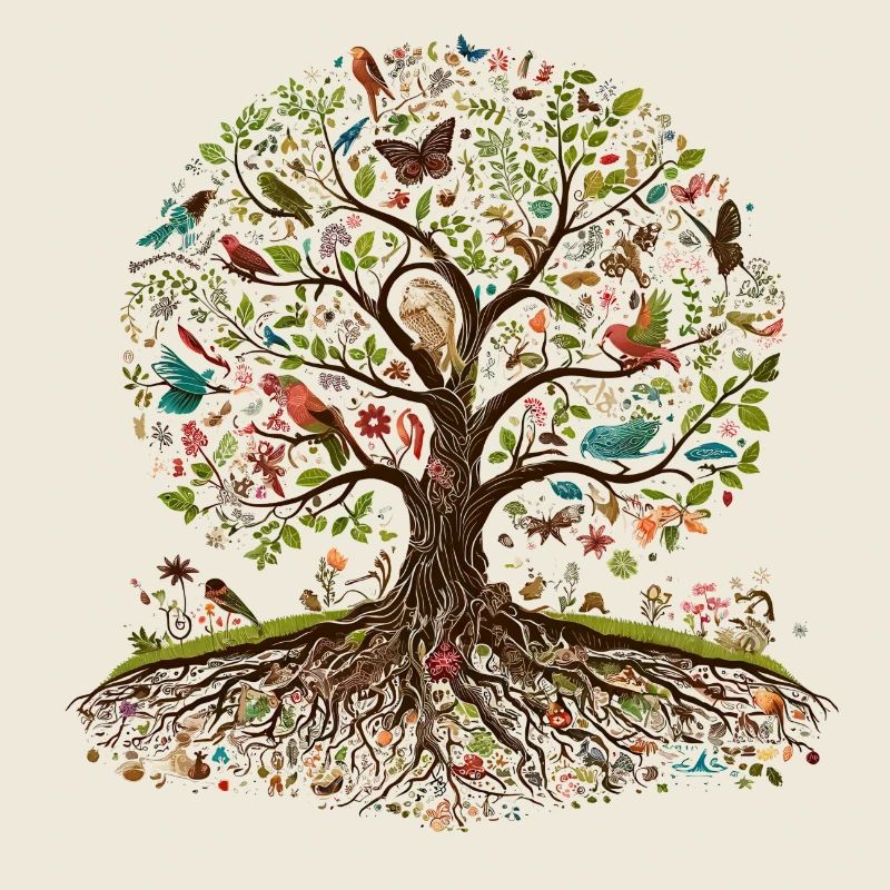 Lebendiger Lebensbaum