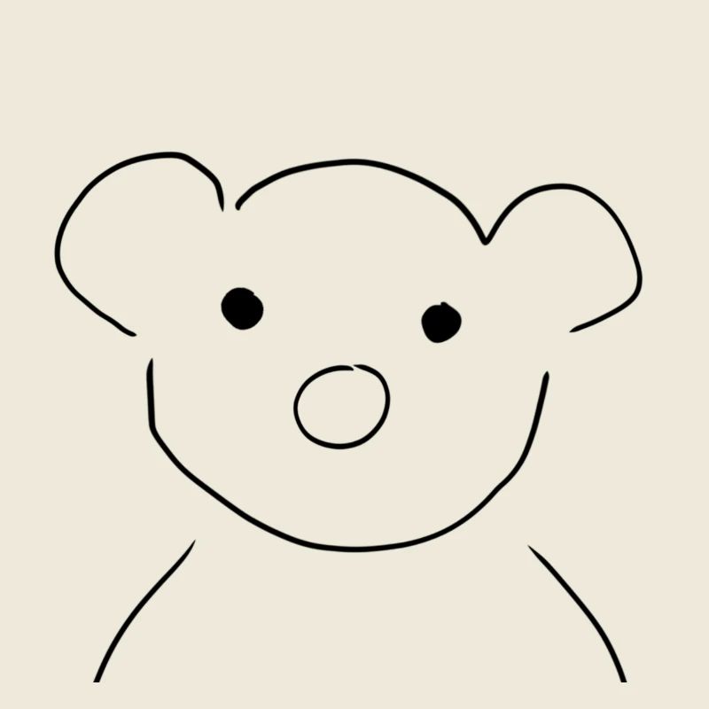 Bär symbol tier kopf