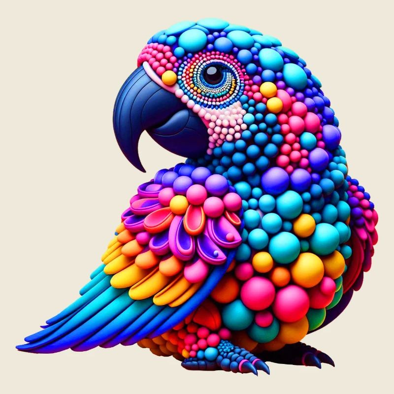 Oiseau Pop Art (01)
