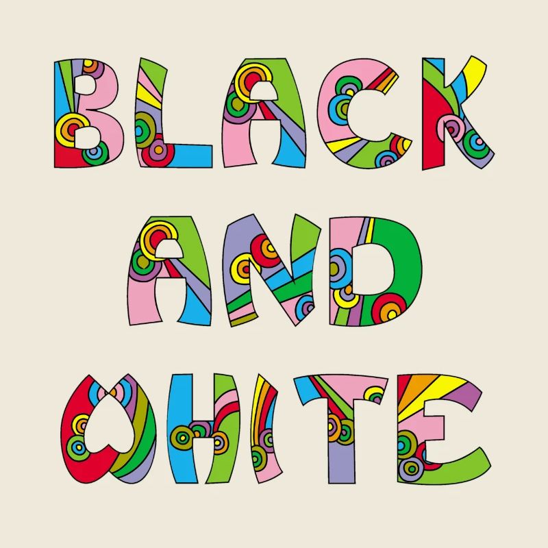 Noir et blanc mais en couleur