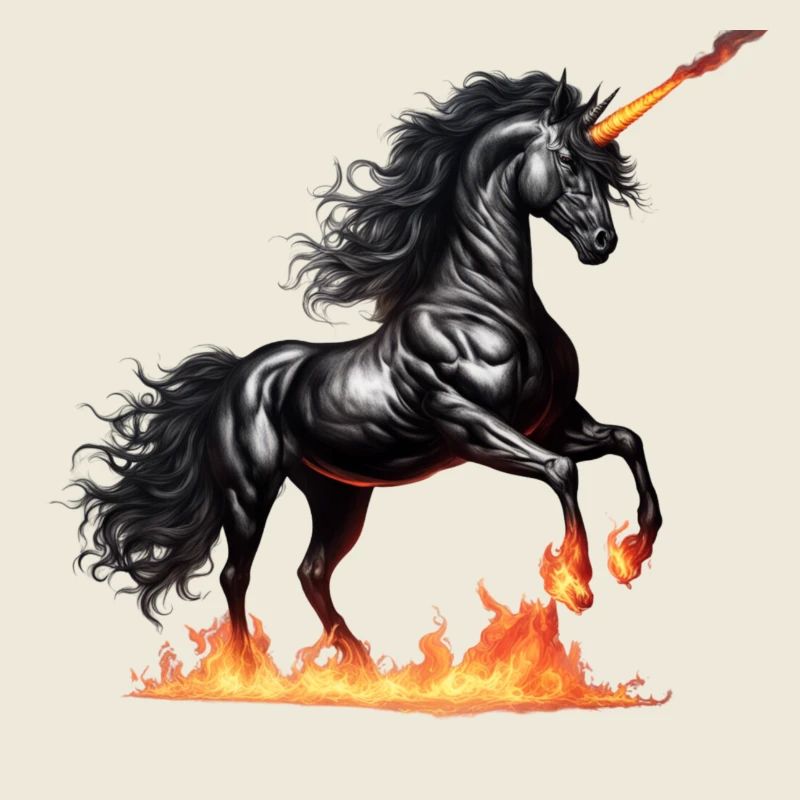 Das mächtige schwarze Einhorn