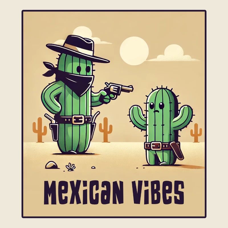 Mexico cactus design
