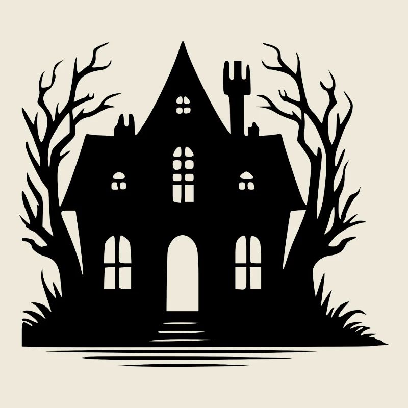 Étrange maison hantée d’Halloween