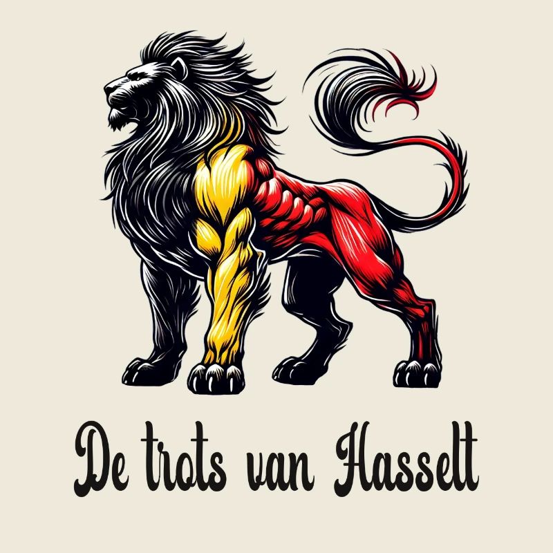 Hasselt Löwe Flaggen Design