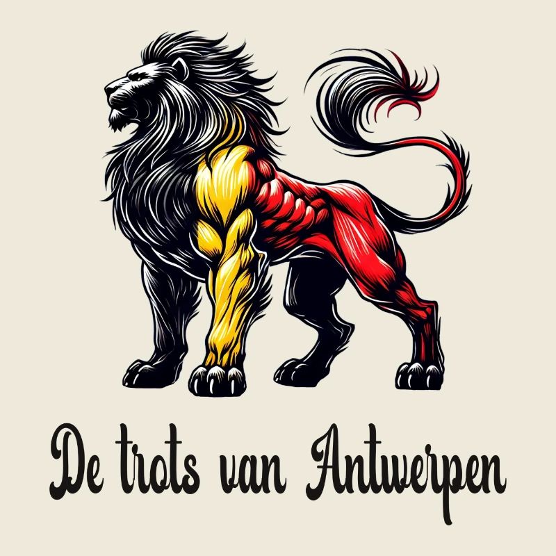 Design du drapeau lion d'Anvers