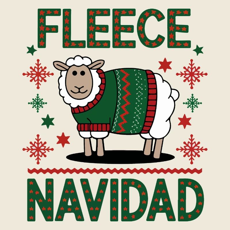 Festliches Schaf Weihnachten Pullover Design