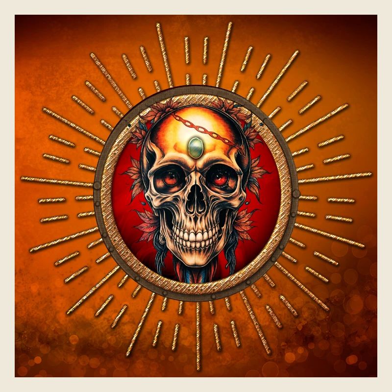 Ein Schädel, dessen
