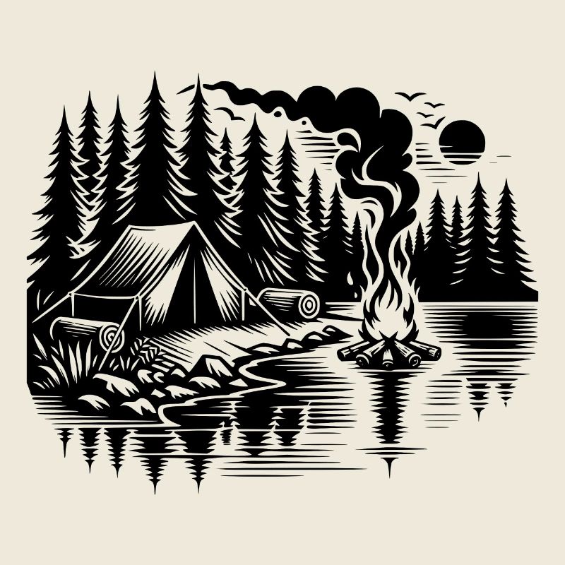 Naturerlebnis Camping am See im Wald