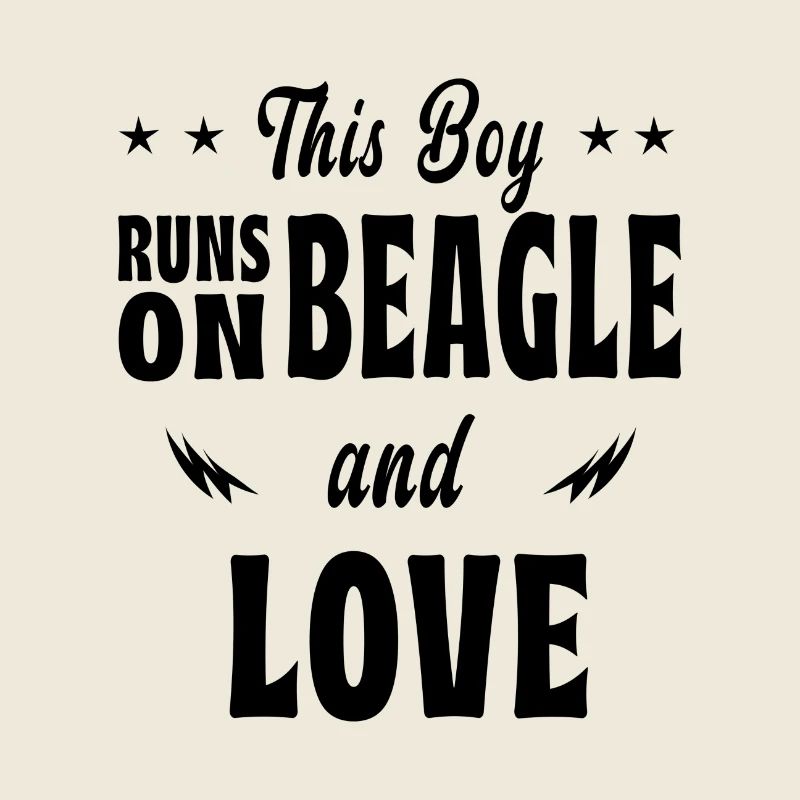 Ce design beagle pour garçon