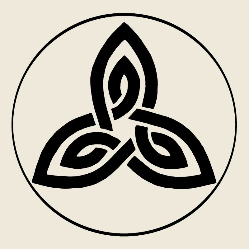 Black Celtic Flower