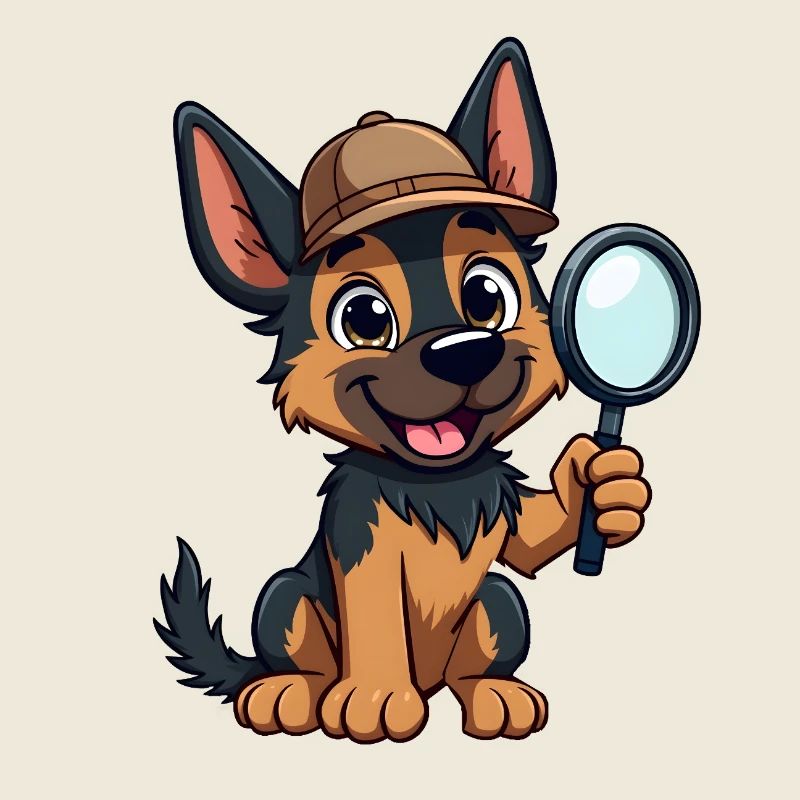 Deutscher Schäferhund Offizier