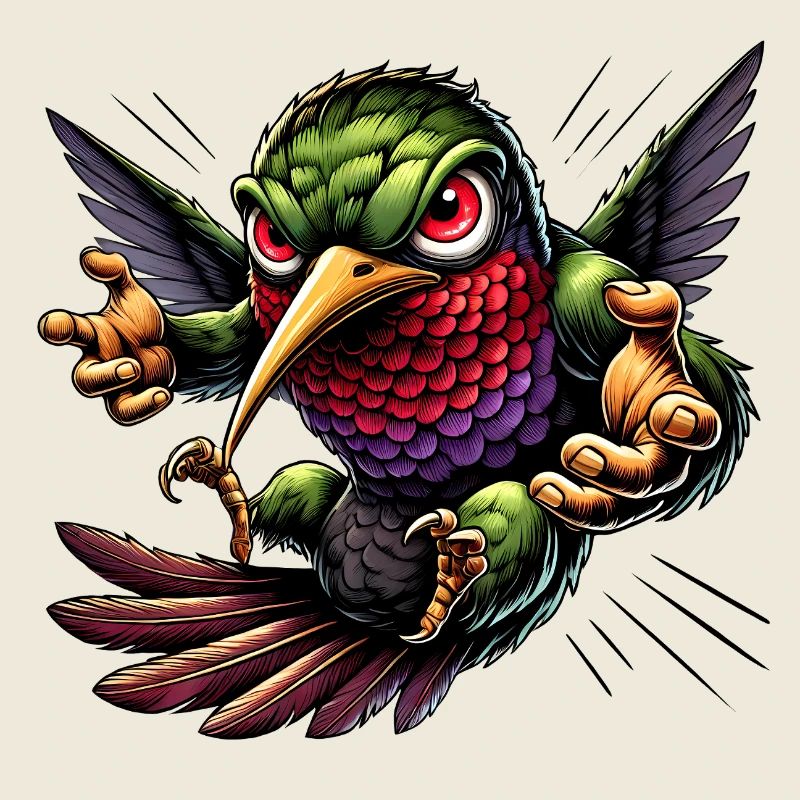 Conception de colibri