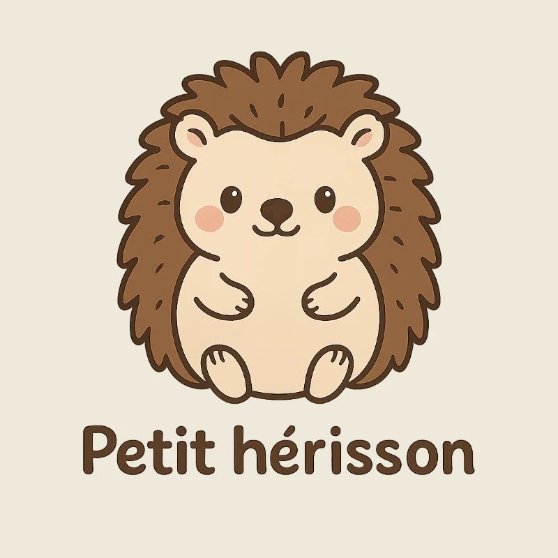 hérisson mignon "Petit hérisson"