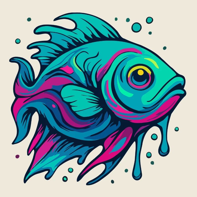 Neon Fisch