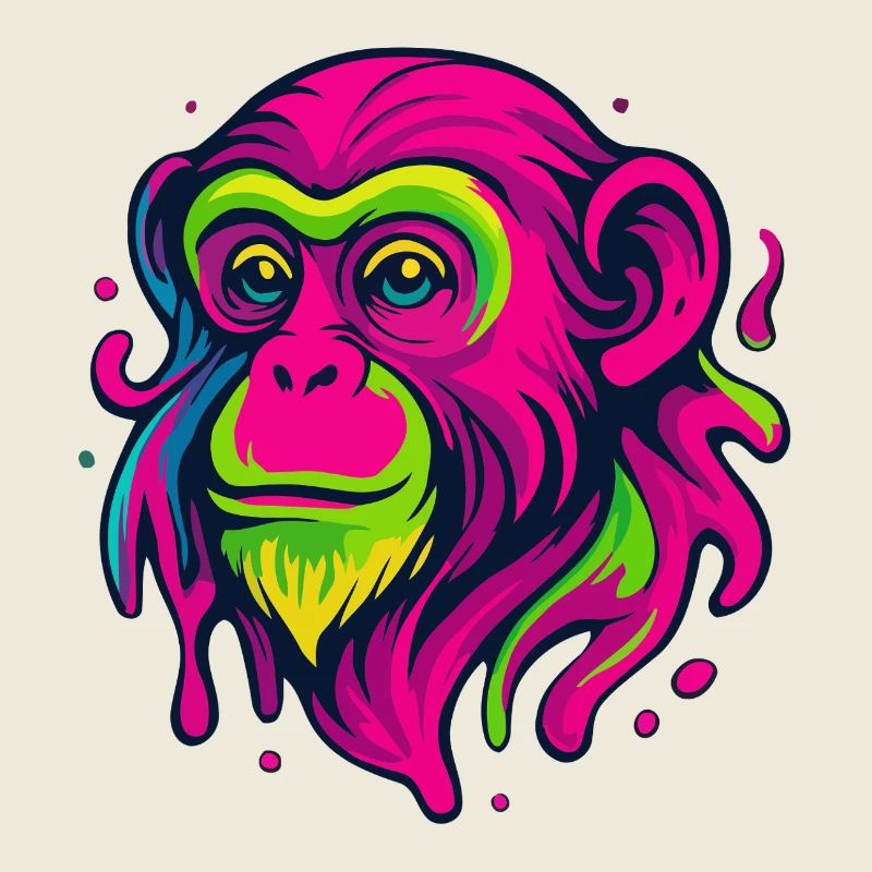 Neon Affe