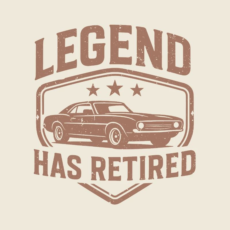 Legend Has Retired Retro Car