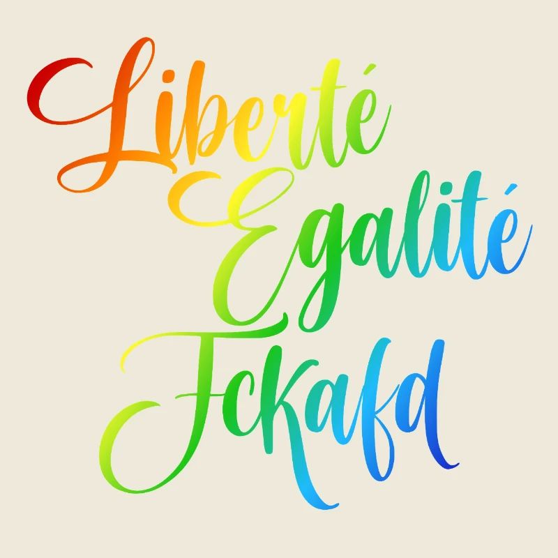 Regenbogen Liberté Égalité Fraternité