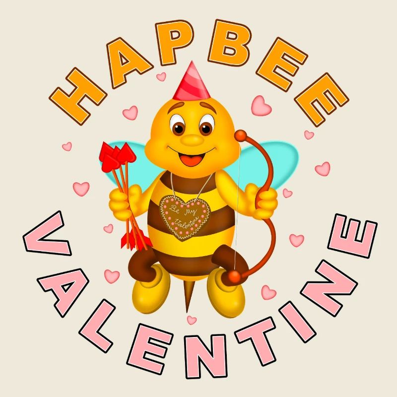 HAPBEE Valentine with text