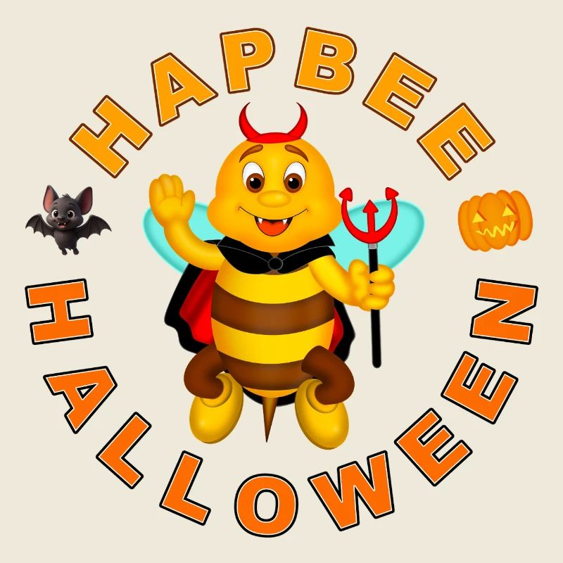 HAPBEE Halloween mit Text