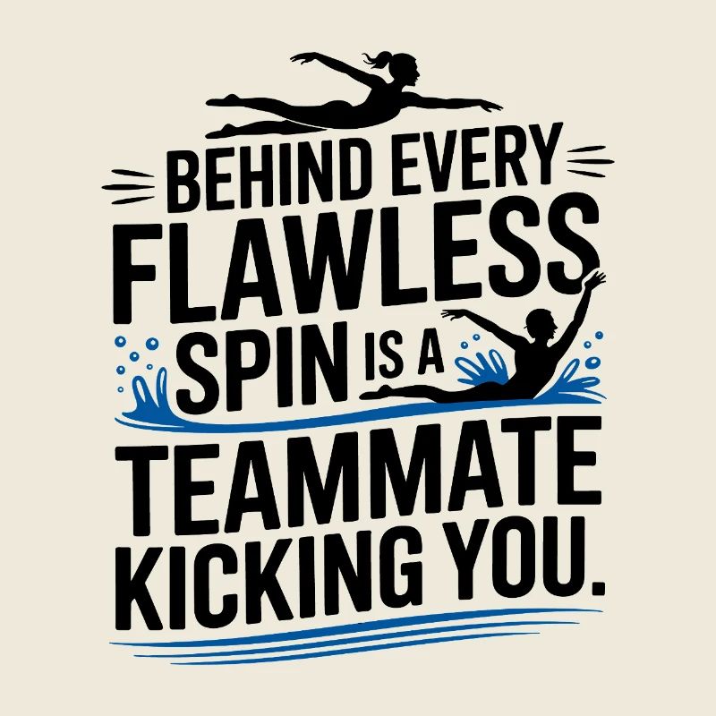 Derrière chaque coéquipier de Spin Swimming sans faute
