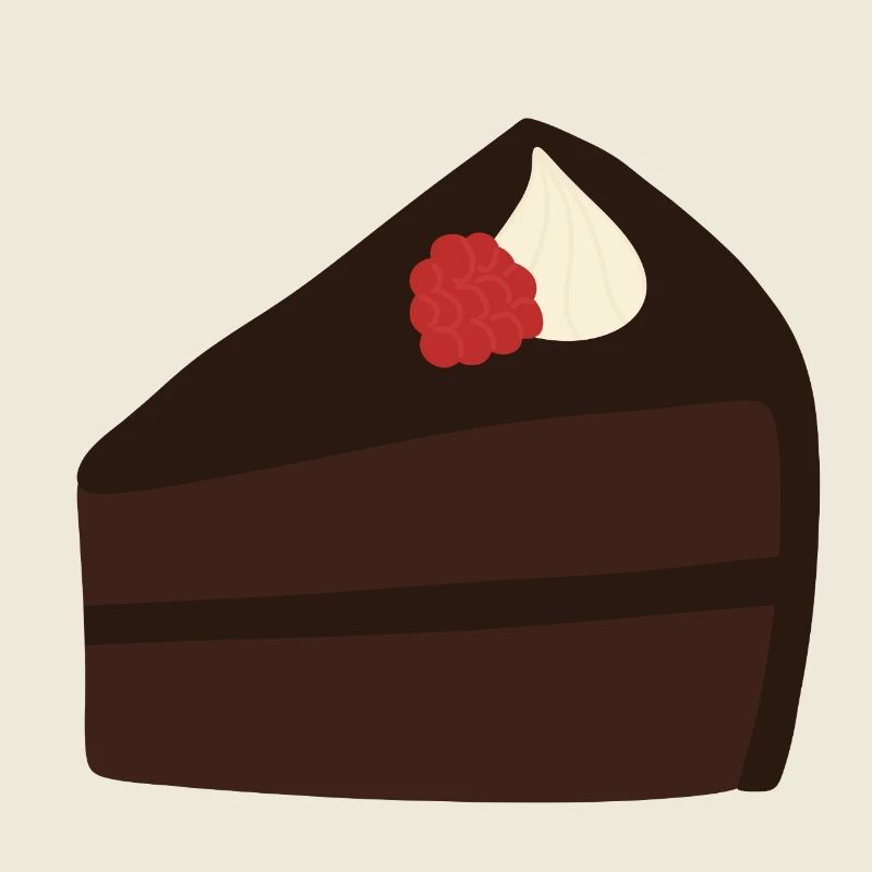 Decadent Raspberry Chocolate Cake Design