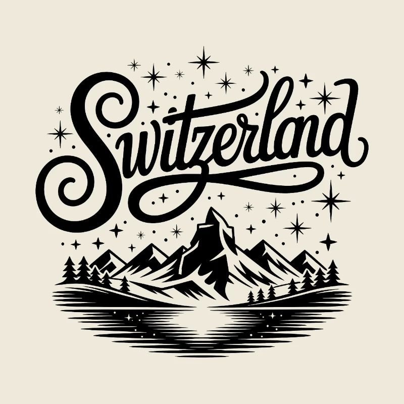 Schweiz - Souvenir Design