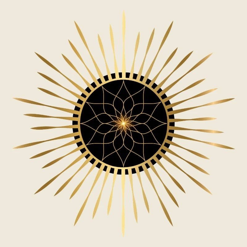 Strahlendes Mandala