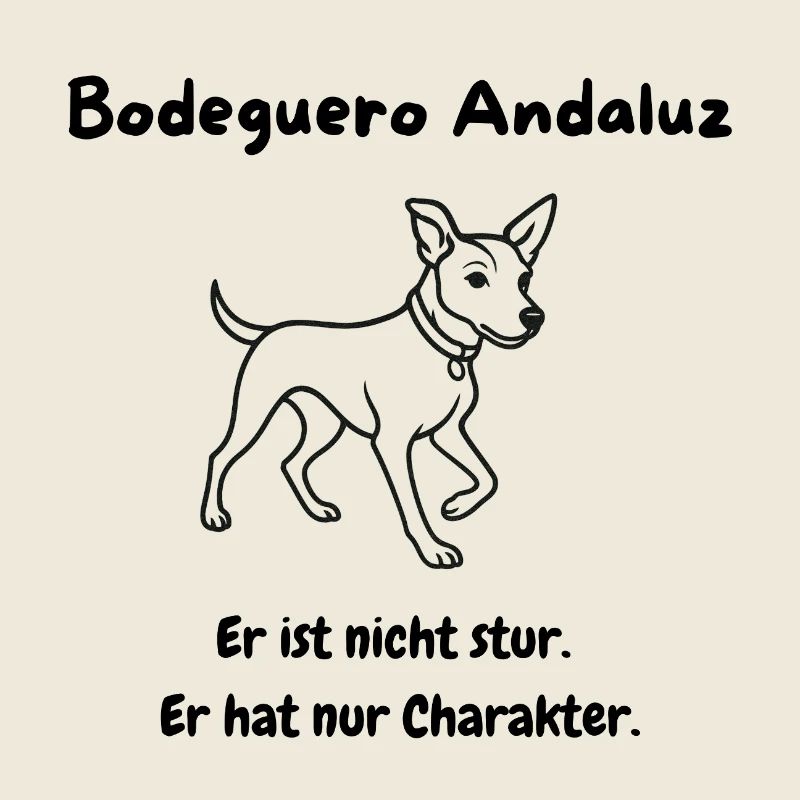 Modernes, minimalistisches Bodeguero-Motiv