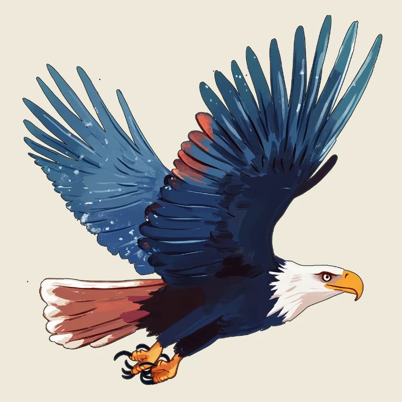 White-tailed eagle in flight